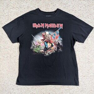 Iron Maiden Trooper T-Shirt Mens 2XLT Official Global 2019 Heavy Metal Band Tee